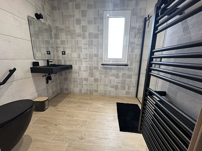 Salle d'eau 1 du Gîte Quilleret à Haut Mauco avec Gites de France Landes