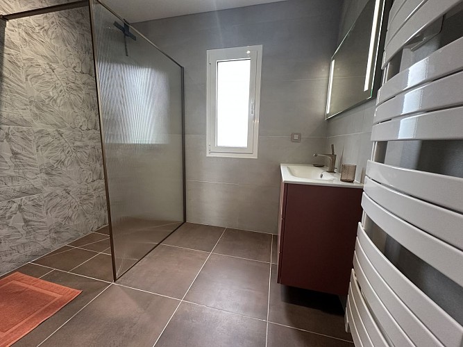 Salle d'eau 2 du Gîte Quilleret à Haut Mauco avec Gites de France Landes