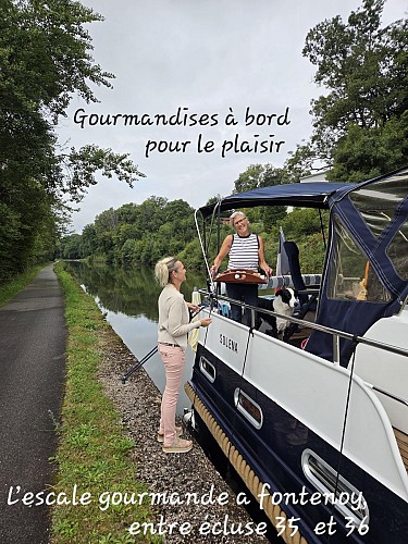 Livraison sur le bâteau directement pour ceux qui le desire