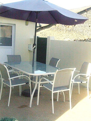 Terrasse avec coin repas
