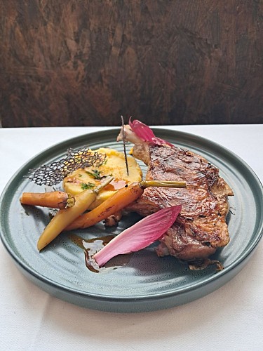 canette à l'orange Restaurant Alumni @ CORBEIL Thierry 