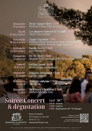 Musicals in the vineyards