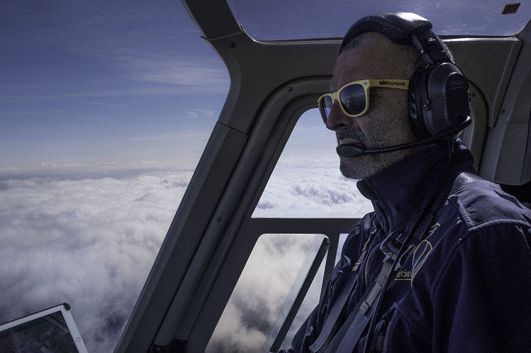 Vol en hélicoptère air Air Touraine