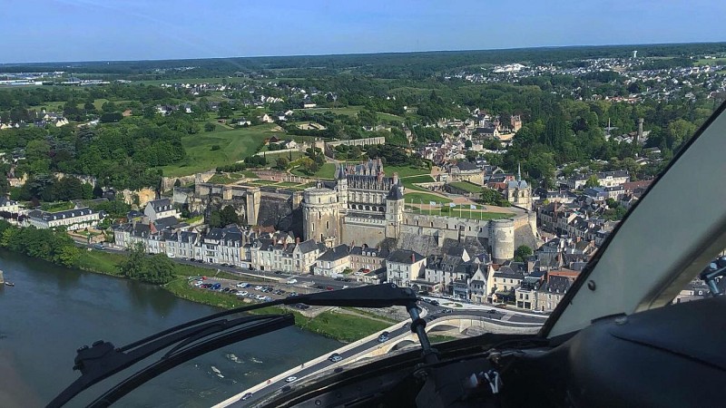 Vol en hélicoptère air Air Touraine