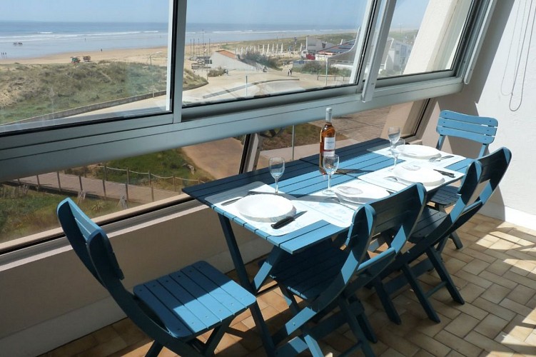 Appartement à Saint Jean de Monts face Mer avec accès direct à la plage