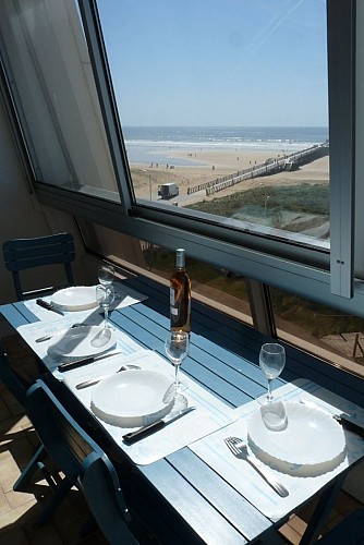 Appartement à Saint Jean de Monts face Mer avec accès direct à la plage