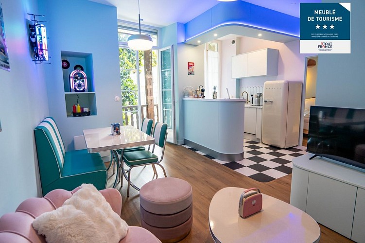 Meublé dinner room - Pau - salon