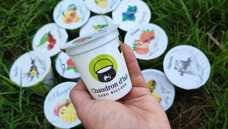Chaudron d'lait, produits laitiers biologiques