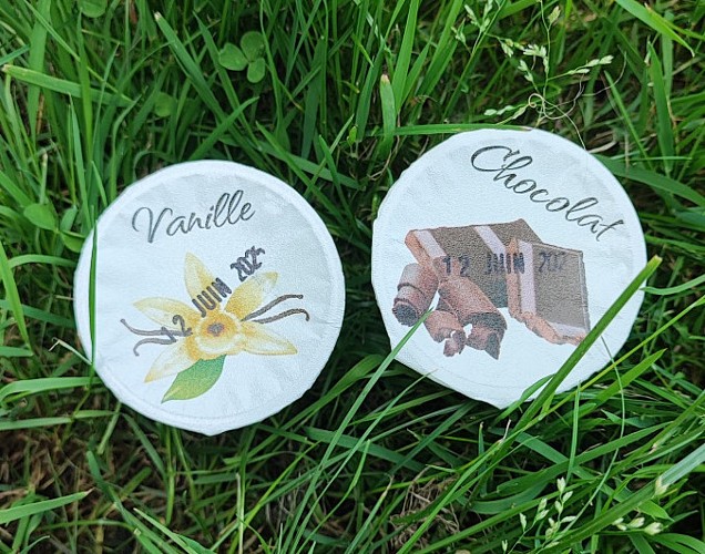 Chaudron d'lait, produits laitiers biologiques