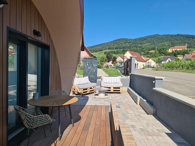 vue village et vignoble