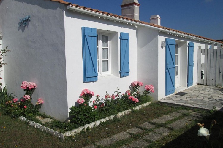 Maison l'Oiseau Bleu sur l'Ile de Noirmoutier