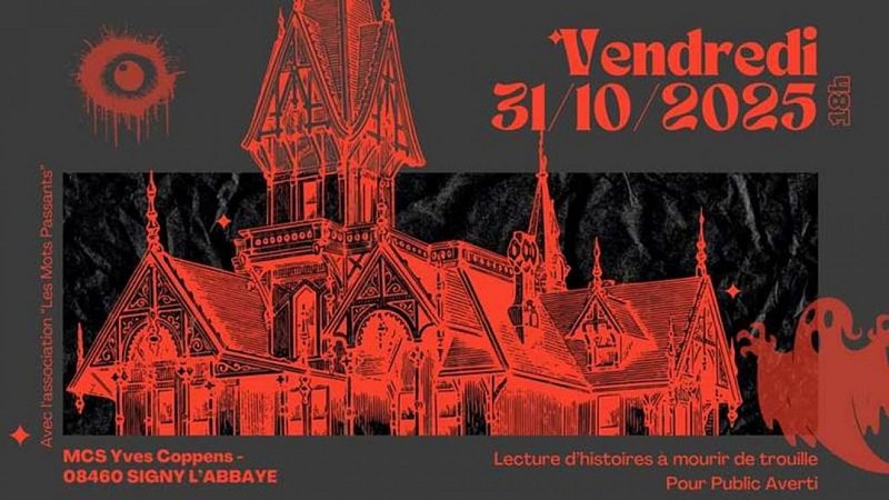 visuel Lecture d'histoires à mourir de trouille