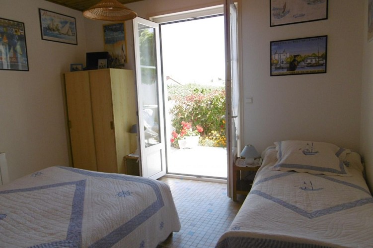 Ile de Noirmoutier - Maison de vacances 5 personnes bénéficiant d'un accès direct à la plage