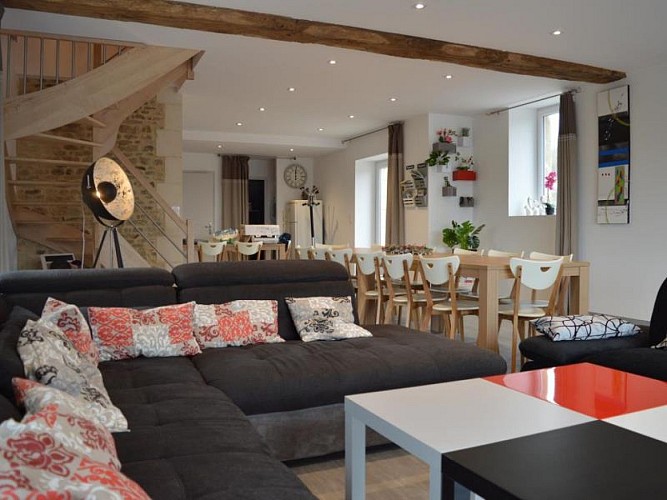 Gîte La Monnerie - vue sur l'étang