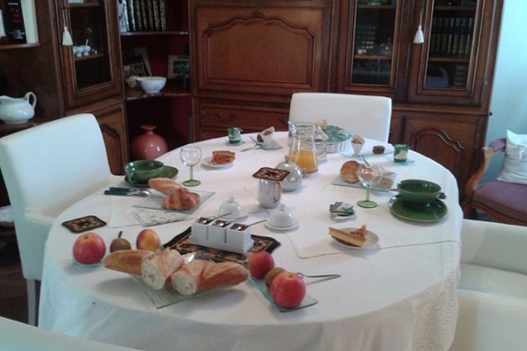 La chambre d'Emilie à l'Herbaudière sur l'île de Noirmoutier