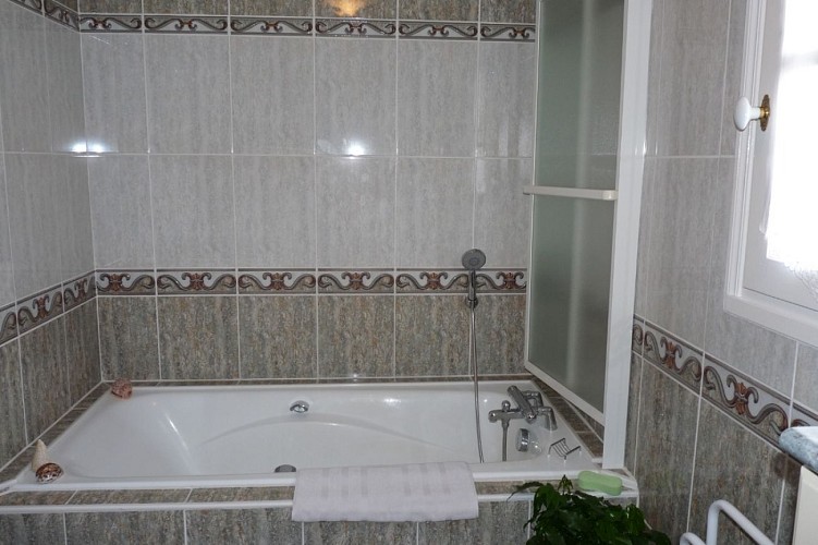 La chambre d'Emilie à l'Herbaudière sur l'île de Noirmoutier