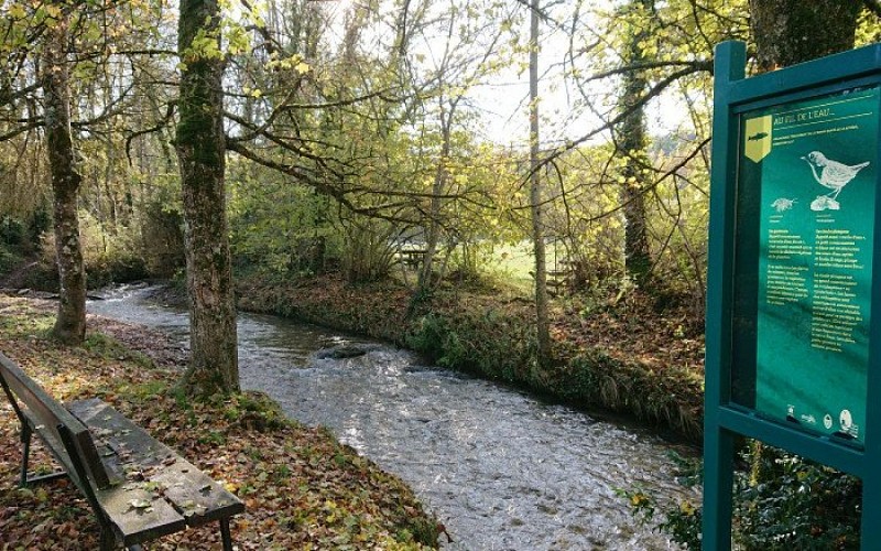 L'espace Ladoux et ses panneaux d'interprétation