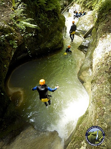 Sortie canyoning au Grenant