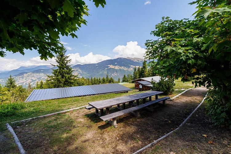 Picknickplaats van de Col de Creux Loup