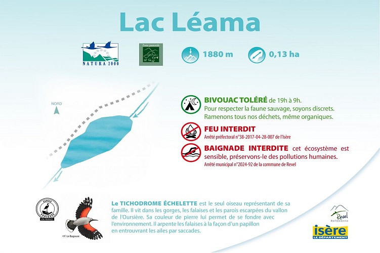 Lacs de l'étape 10 de la Haute traversée de Belledonne - GR®738 : de Chamrousse au Refuge de la Pra