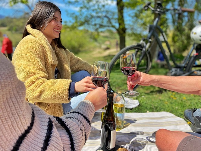 En roue libre dans les vignobles de Savoie !