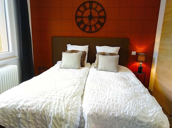 Chambre double aux Jardins du Nideck à Oberhaslach