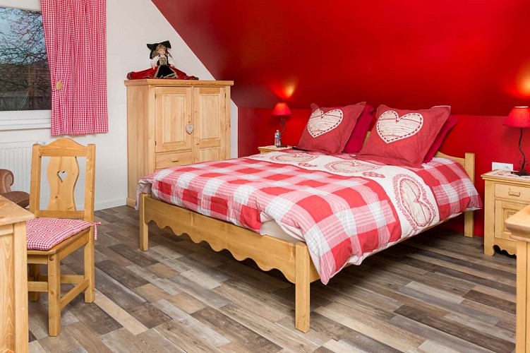Chambre GRETEL style alsacien de l'Attrap'rêves à Ergersheim