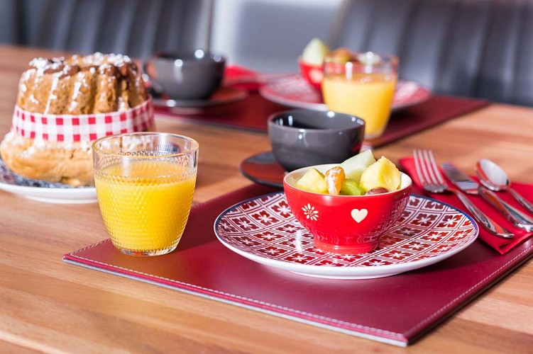 Petit déjeuner fait Maison à l'Attrap'rêves à Ergersheim