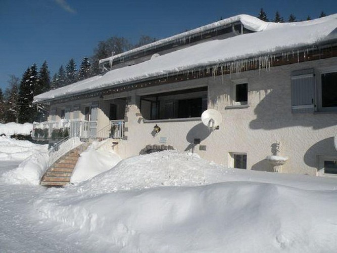 vue extérieure l'hiver
