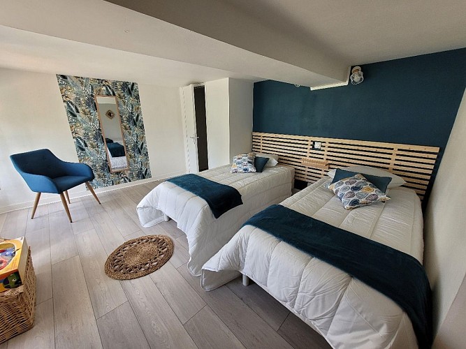 Chambre 2 Etage - Gîte des Hogues