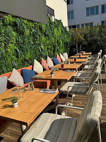 La Table du 8ème e il suo rooftop