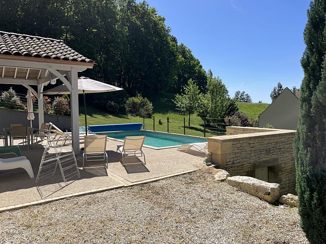 La Maison Odile à Sarlat avec piscine chauffée