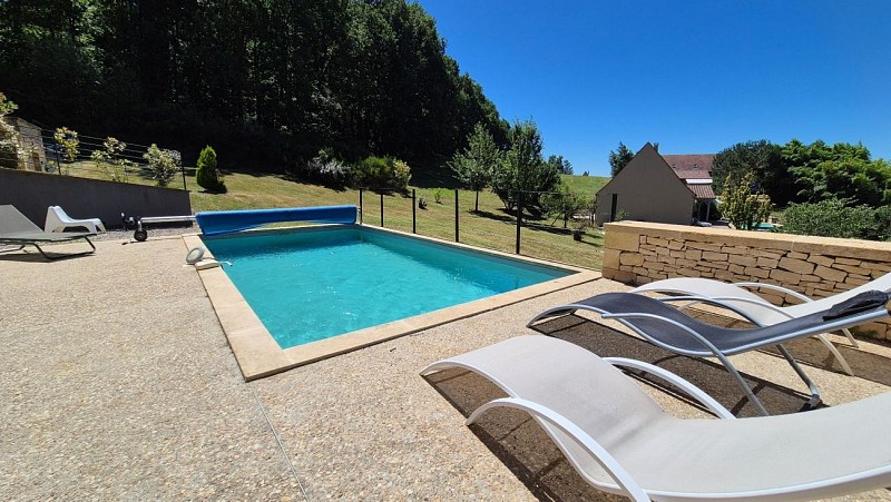 La Maison Odile à Sarlat avec piscine chauffée