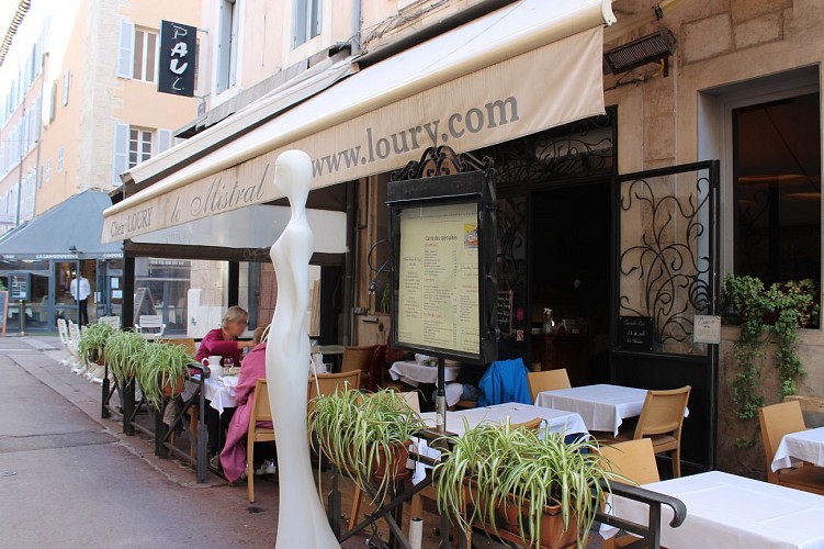 Chez Loury restaurant Le Mistral