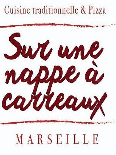 Sur une nappe à carreaux