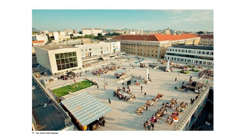 Friche Belle de Mai toit terrasse