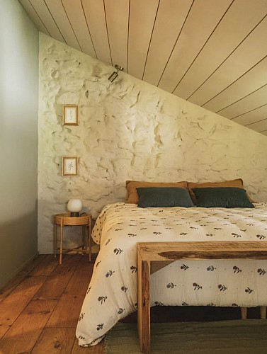 Chambre 2 Maison Mirabelle Gamarde ©Baghi