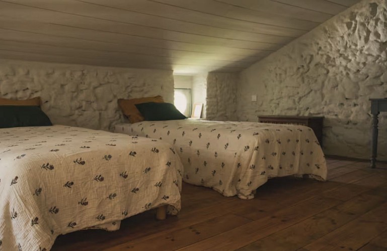 Chambre Lits simples Maison Mirabelle Gamarde 