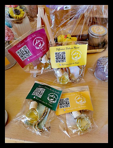 Diffuseur pour voiture 8 ml (plusieurs senteurs au choix)