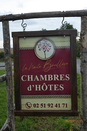 CHAMBRE D'HOTES LA HAUTE BOUILLERE
