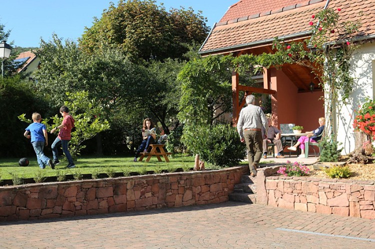Terrasse de la chambre famille