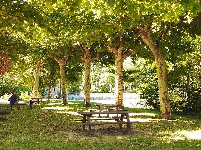 Plan d'eau et île de Gauge