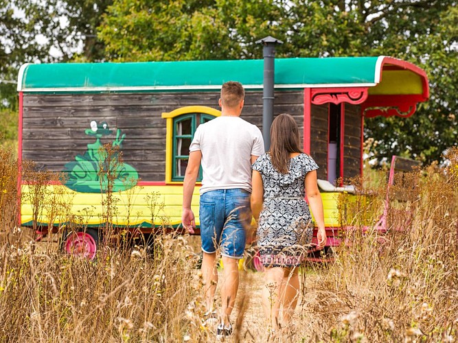 À L'Orée des Chênes - Roulotte Grenouille