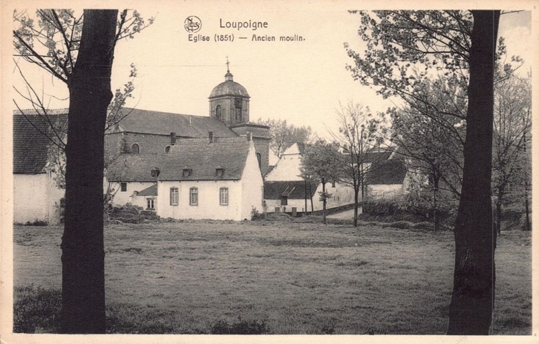 Loupoigne - église et ancien moulin