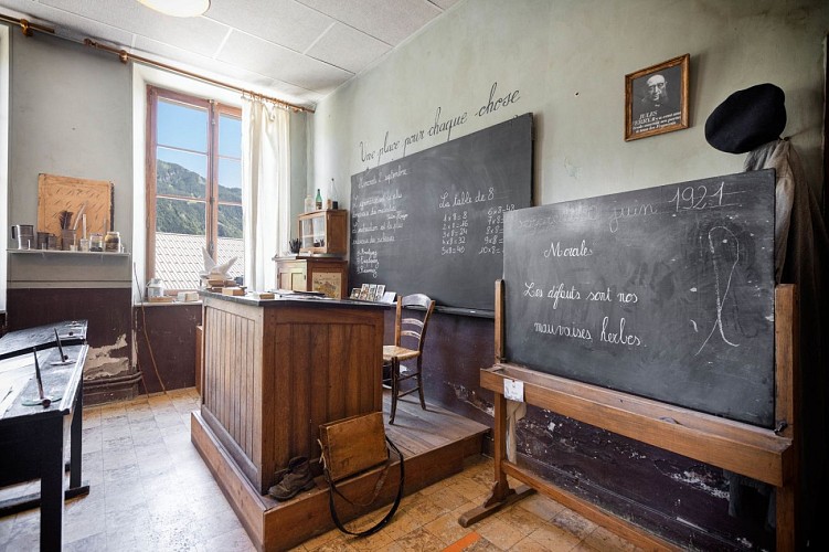 Visite de l'école d'autrefois