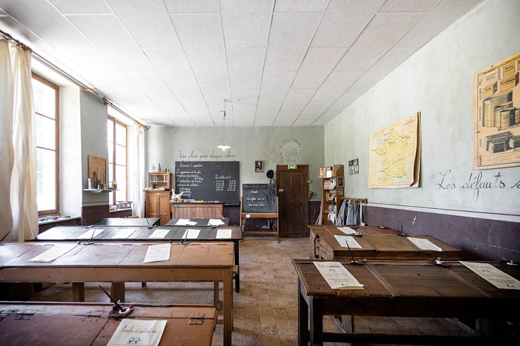 Visite de l'école d'autrefois