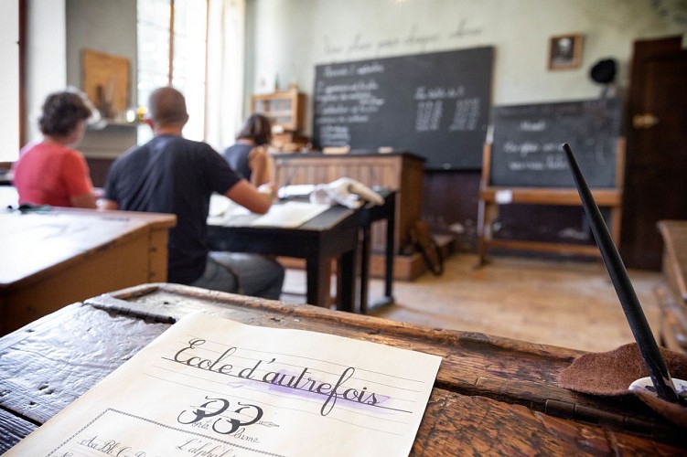 Visite de l'école d'autrefois
