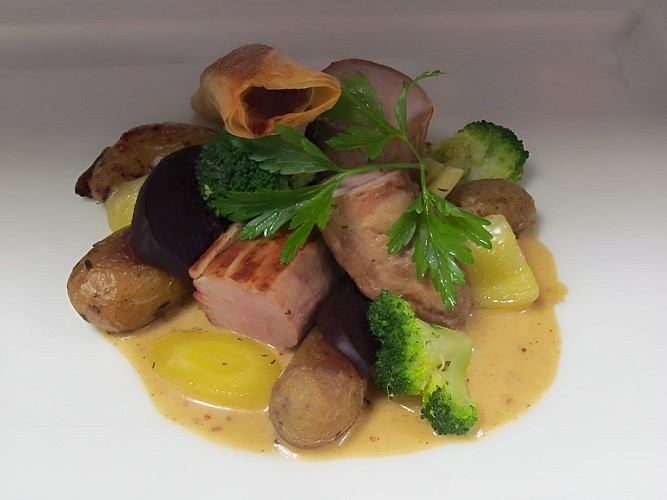 Restaurant au site normand