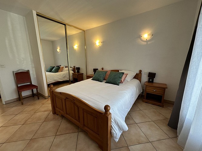 Chambre du gîte Villa dunisia à Léon avec Gites de France Landes