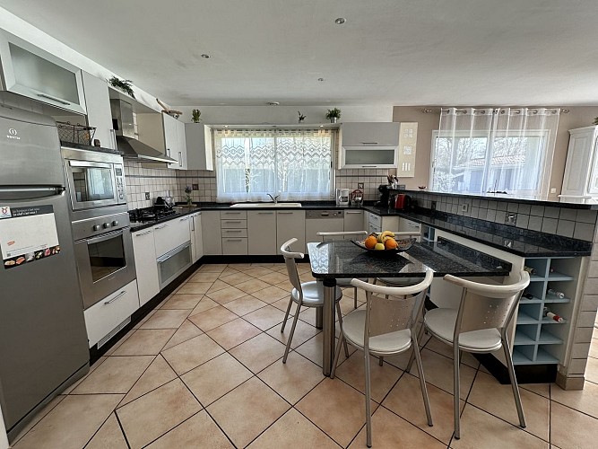 Cuisine du gîte Villa dunisia à Léon avec Gites de France Landes